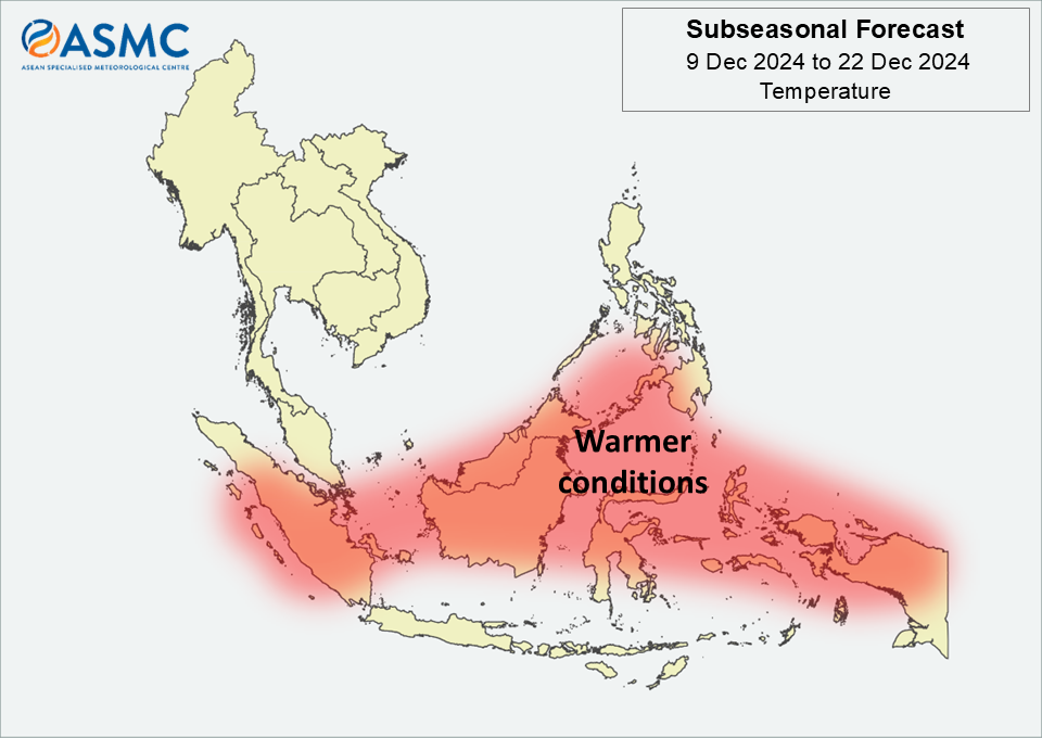 Subseasonal Weather Outlook (9 22 December 2024)